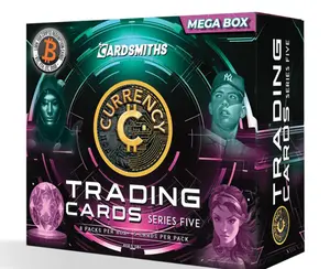 Currency Series 5 Trading Cards Mega Box | 8 Packs