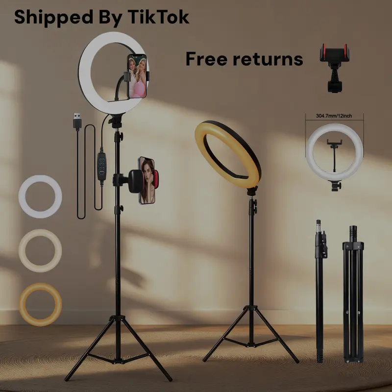 tik tok ring light stand - TikTok Shop