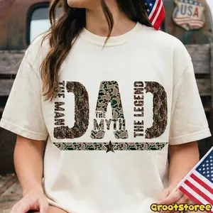 Hunting Dad, Camo Best Dad Ever, Father's Day Shirt 1