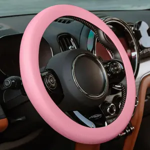 Steering Wheel Cover Women Girls, Soft   Accessories Thin  Texture Cute Steering Wheel Covers, Fit Diamenter 15" - 16.5"