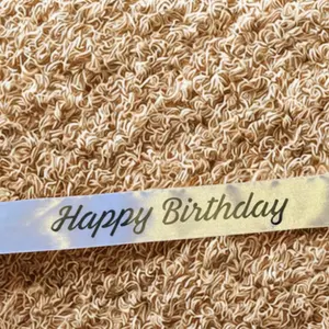 Personalized Ribbon message for Bouquet Decoration