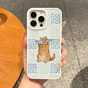 Magnetic Protective Case for iPhone 17 16 E Pro Max 15 Plus 14 13 12 11 XS XR, Vintage Cat with Fish Glasses Vibes | Shockproof, Aesthetic, Silicone, Lightweight, and Scratch Resistant