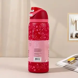 Owala FreeSip Insulated Stainless Steel Water Bottle – Love Letter Red Edition | Special Gift Design
