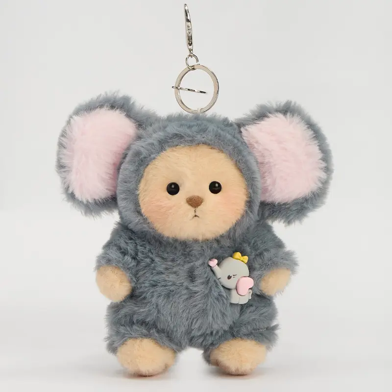 Getahug Halloween & Christmas Limited Edition Compact Mini Bear Plush Toy - 5.9in Unisex Stuffed Animal with Rotatable Joints, Fluffy Keychain for Bags, Collectible Decoration, Cozy Feel, Gifts for Friends & Family