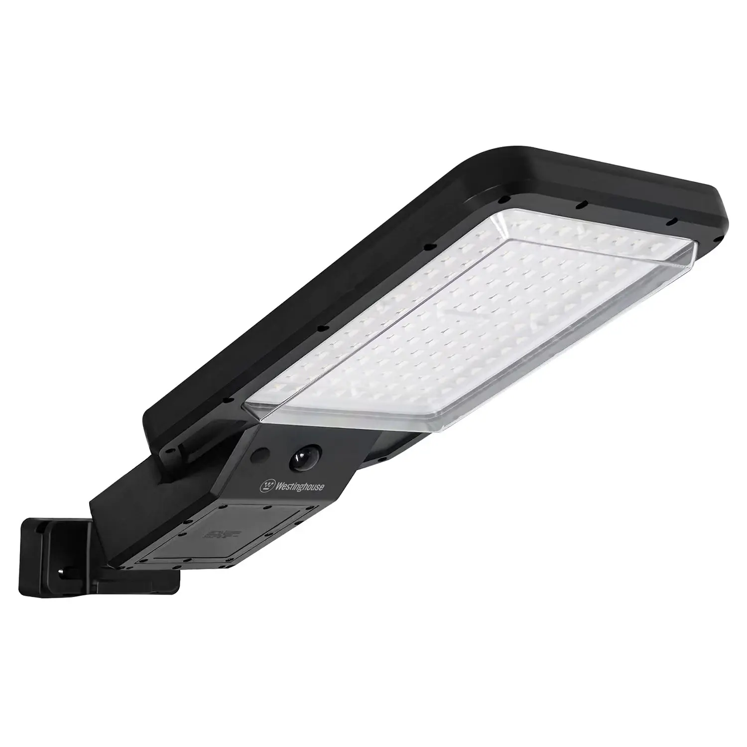 Westinghouse 4000 Lumen Solar Motion-Activated LED Security Street Light IP44 Rated 5000K Bright White 120-Degree Beam Angle Maintenance-Free summergarden Outdoor Waterproof Led, Solar Driveway Light, Rechargeable Solar-Powered Flood & Spot Lighting