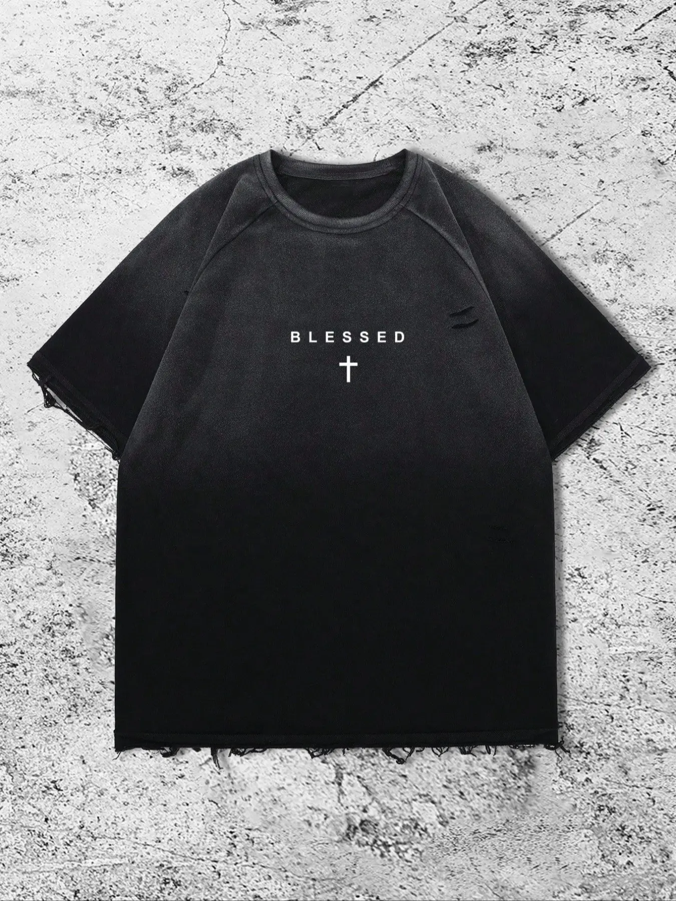 Men's printed Fitted T-shirt, street style Streetwear Menswear American design, spray-painted horse and snowflake pattern, plain, unisex short-sleeved summer casual fashion style