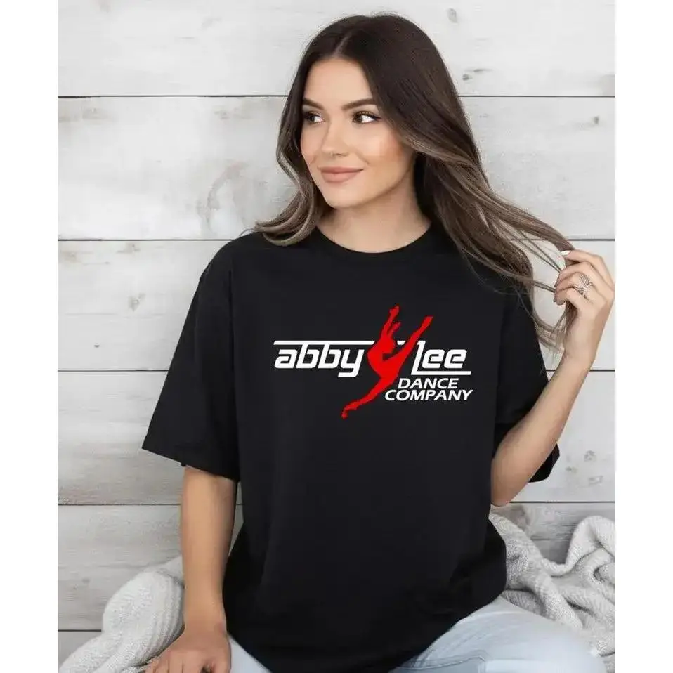 Abby Lee Dance Company Fitted Short-Sleeve Casual Round Neck Unisex Streetwear T-Shirt for Dance Enthusiasts, Top