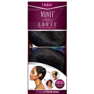 Outre Velvet Remi Edges Human Hair Weaves
