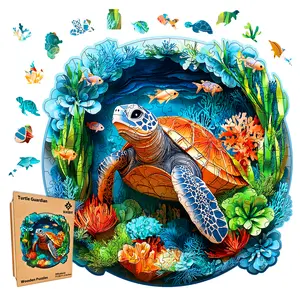 Wooden Puzzles,Sixcent Jigsaw Puzzles,Unique Shaped,Wooden Puzzle for Adults and Kids,Hoilday Gift,Family Game,Laser Cut, sublimation Puzzle