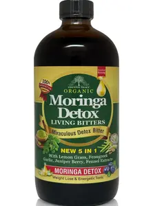 Moringa Detox Bitter - Natural Detoxifying Liquid for Supportive Detoxification Journey with Moringa Extracts