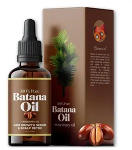 Batana Oil for Hair Growth 100% Organic from Honduras with Rosemary 30ml Daily Haircare Root Enhancer & Thickening Boost