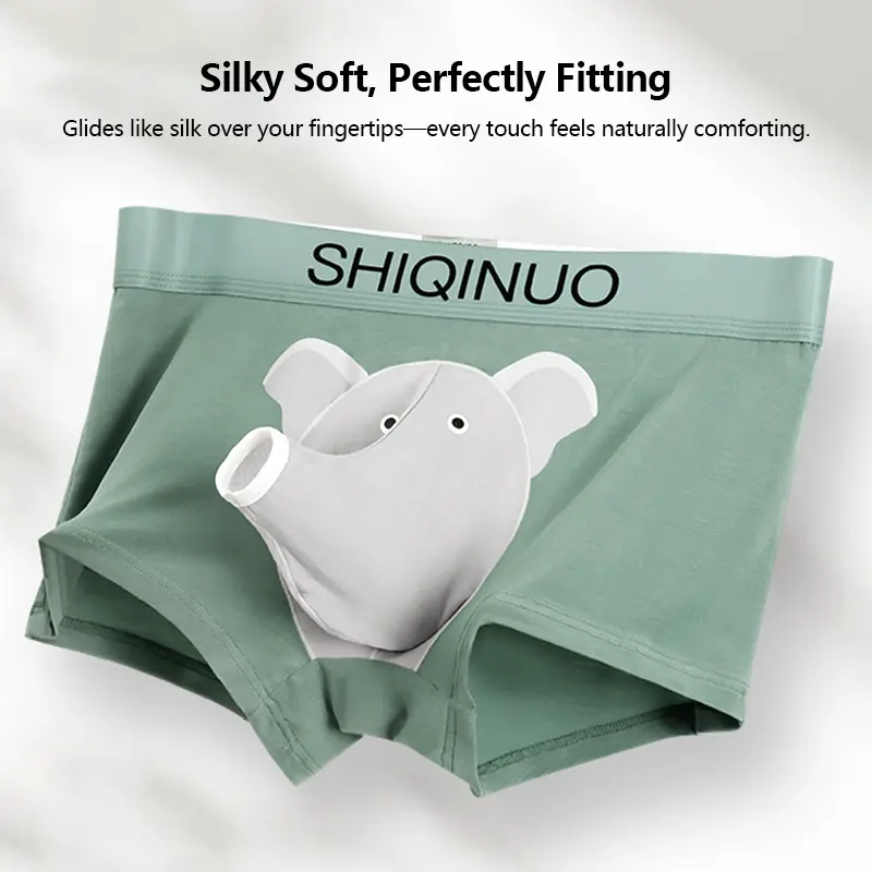 Elephant Boxer Briefs for Men  | Funny Elephant Trunk Underwear | Soft Modal Stretch Boxers | Breathable Pouch Support | Viral TikTok Men’s Gift #FunnyUnderwear #TikTokMadeMeBuyIt #MensUnderwear Menswear
