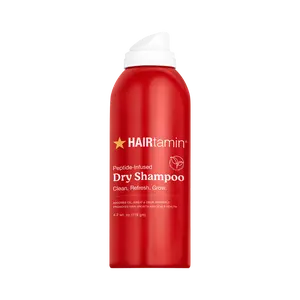 HAIRtamin Peptide Dry Shampoo – Lightweight Haircare Cleanser for Scalp Health, Odor Control, Nourishing Volume & Comfort with Procapil