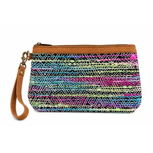 Midnight Mirage Beaded Wristlet – Colorful Boho Western Boutique Clutch Bag