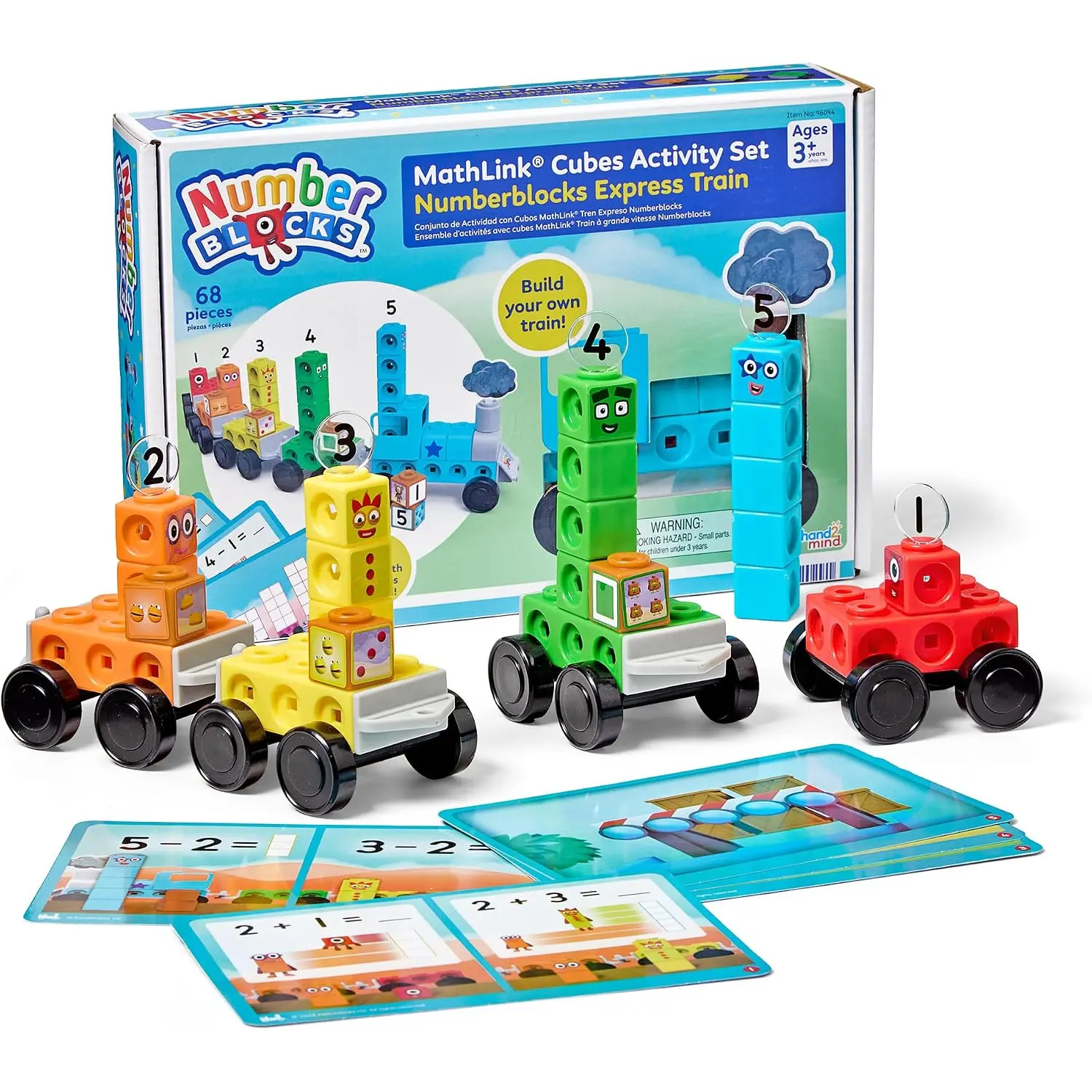 Numberblocks Express Train MathLink Cubes Activity Set, Ages 3+