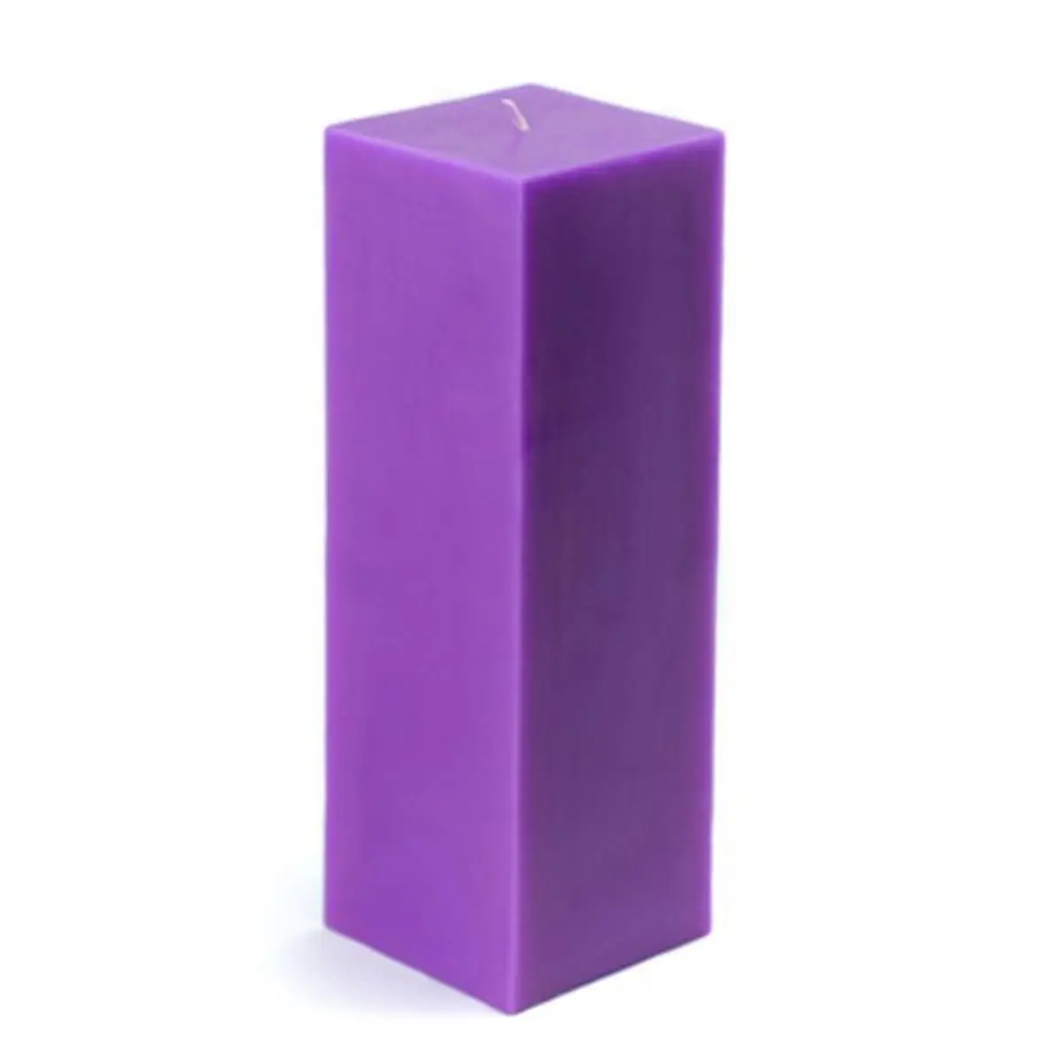 CPZ-159-0 3 x 9 in. Square Pillar Candle, Purple