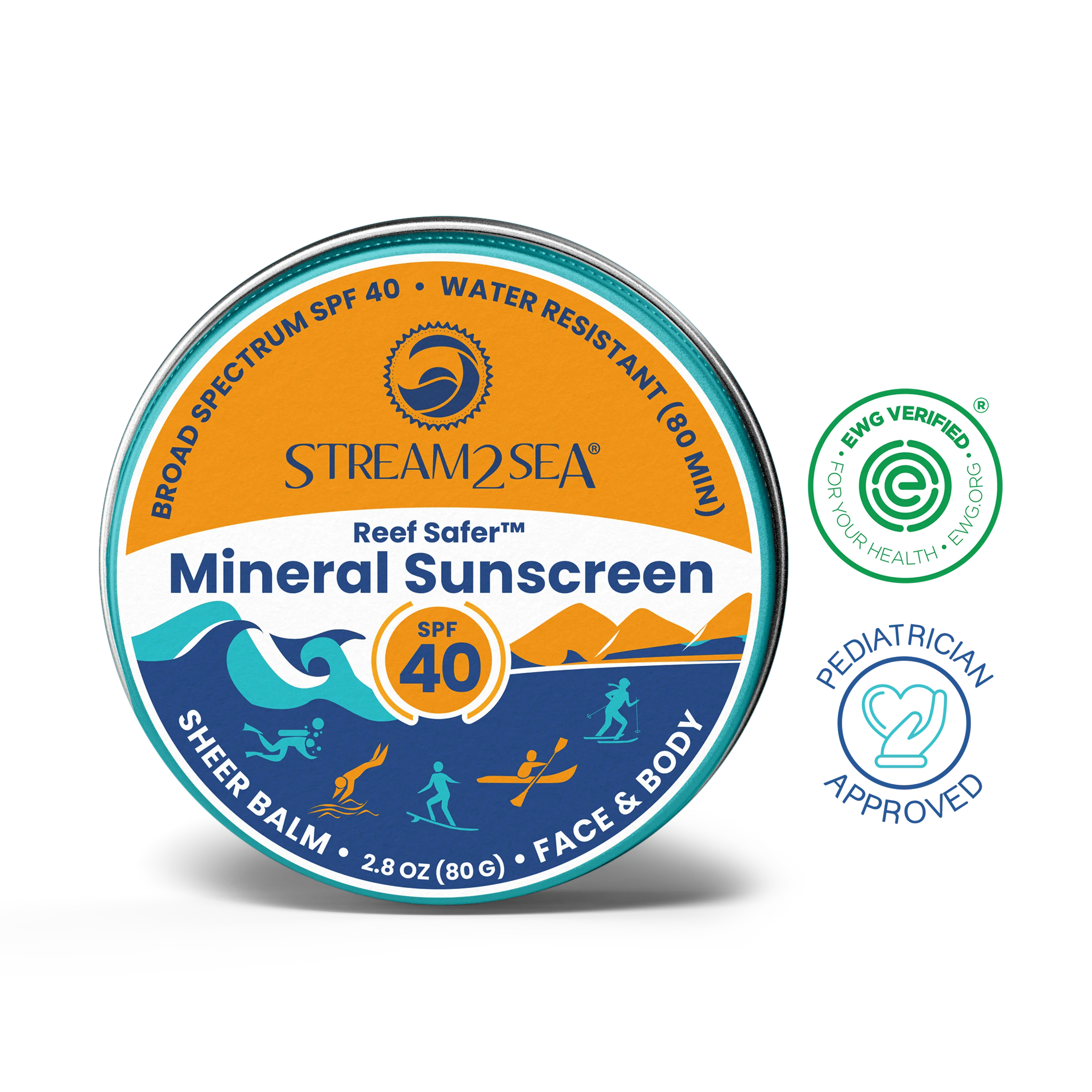 SPF 40 Reef Safer™ Mineral Sunscreen SPF 40 Reef Safer™ Mineral Sunscreen