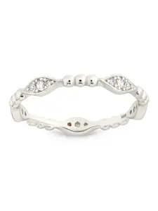 Sterling Silver Lydia CZ Bubble Ring