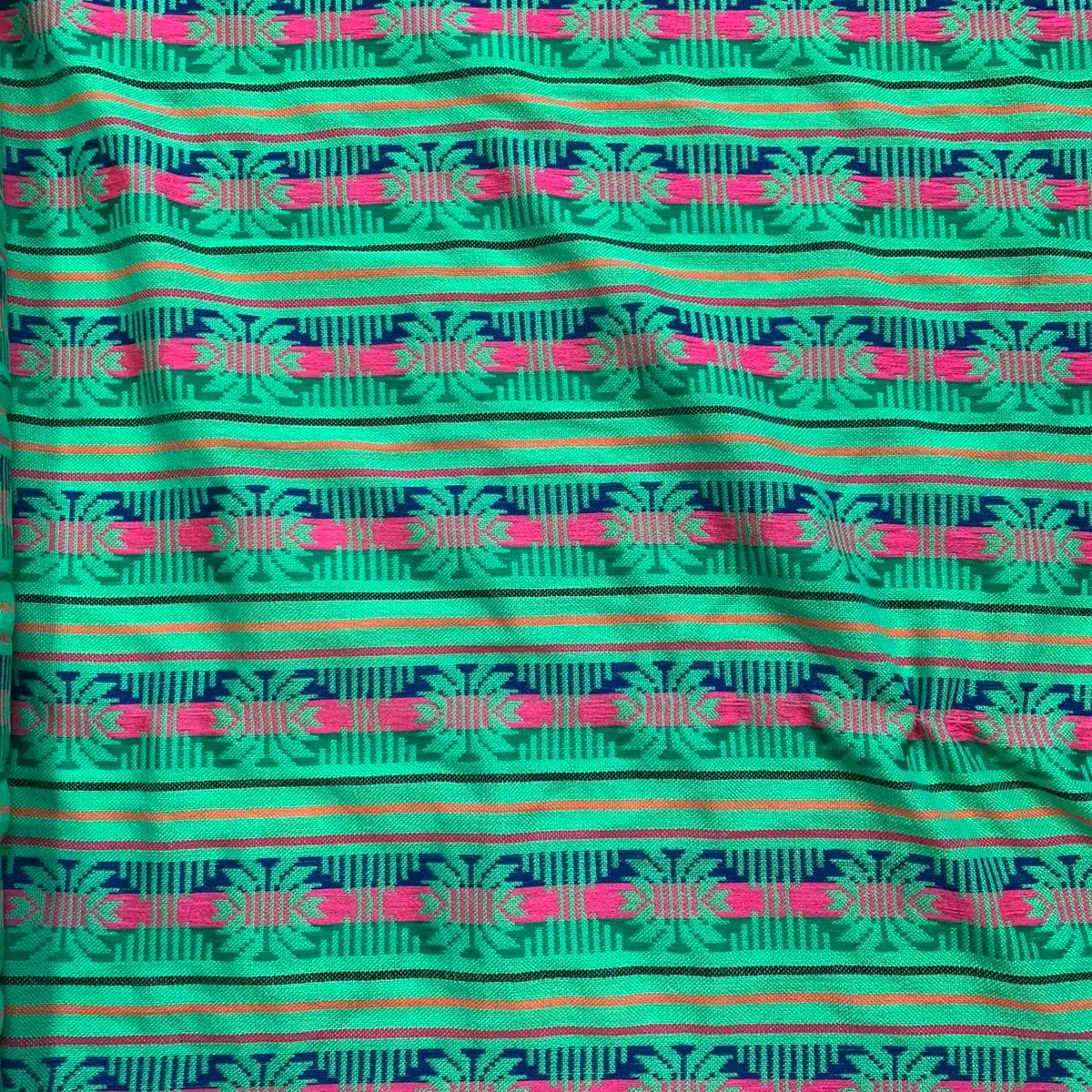 Mexican Cambaya Fabric Lime Green