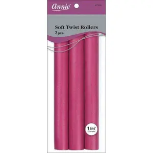 Annie #1216 Soft Twist Roller 3 ct 10" Plum 1 3/16