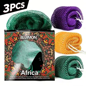 3PCS Authentic African Exfoliating Net Bath Sponge Summervibes