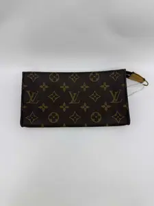 Pre-owned Louis Vuitton Brown Monogram Canvas Pouch