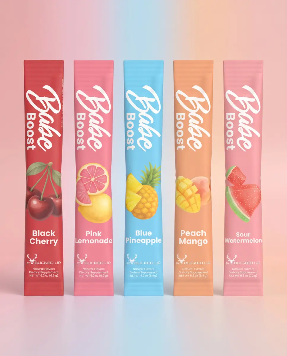 Bucked Up Babe Boost Energy Stick Packs