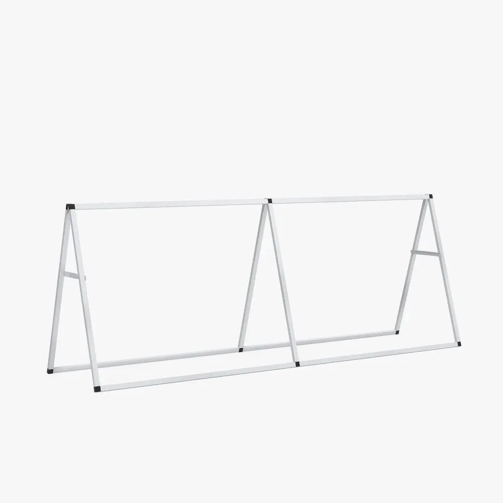 Horizontal Banner A-Frame – 3ft x 8ft Outdoor Sideline Banner Stand – Portable and Weather-Resistant Frame Banner – Promotional and Sporting Events