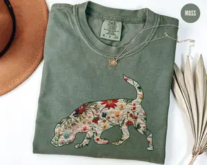 Comfort Colors Beagle Shirt, Wildflower Beagle Dog Shirt, New Pet Owner Gifts, Floral Beagle Parent Christmas Gift, Mothers Day Tee