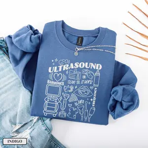 Sonographer Sweatshirt T-shirt , Ultrasound Tech shirt, Sonographer tshirt, Ultrasound Tech Crewneck. Ultrasound Tech Gift, Sonographer Gift Hoodie Oversized Womenswear Tops