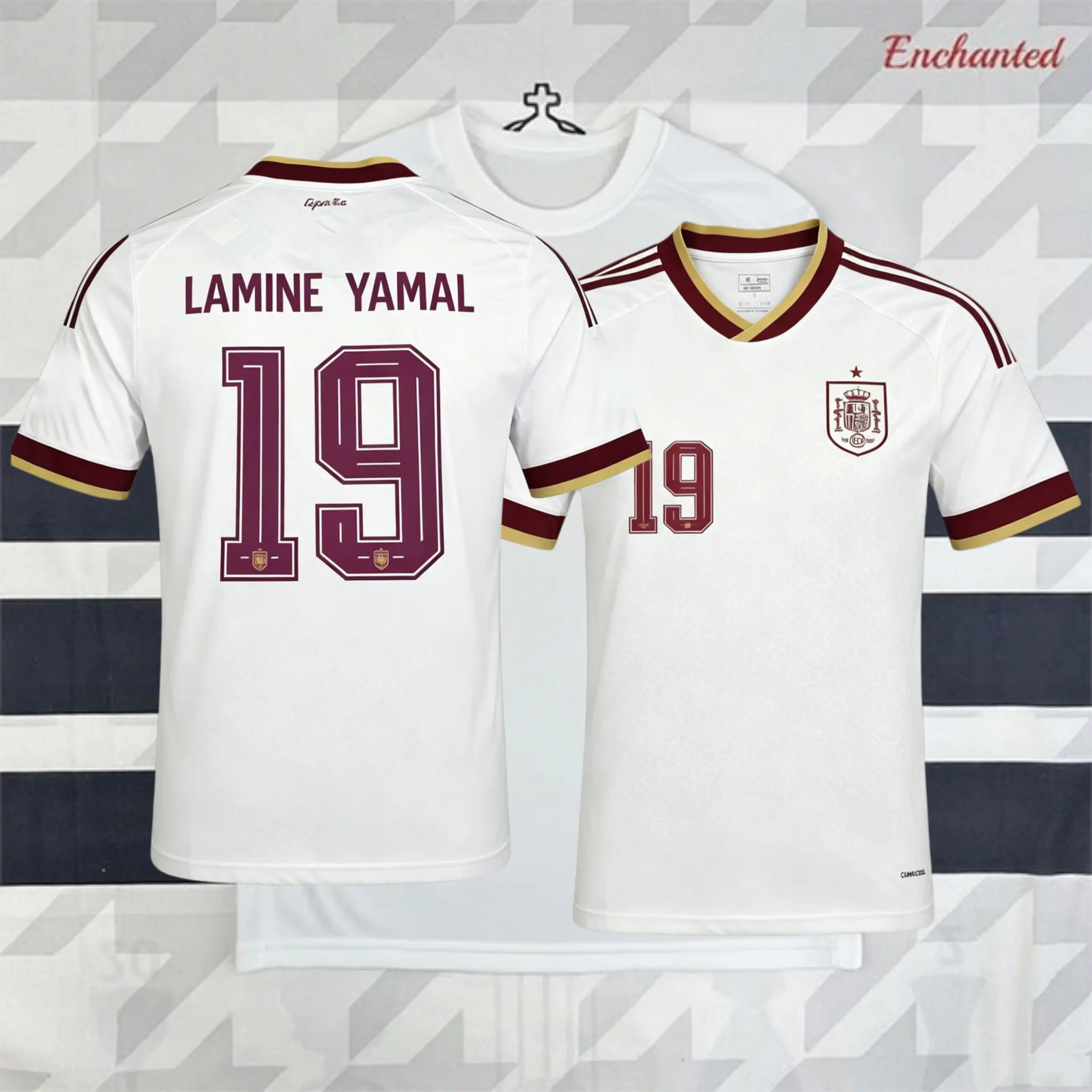 2026 Yamal No. 19 Short Sleeve Soccer Jersey