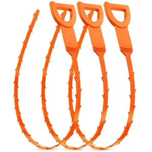 3pcs Flexible Kitchen Sewer Dredging Tool, Multifunctional Sewer Dredge Brush, Household Cleaning Tool