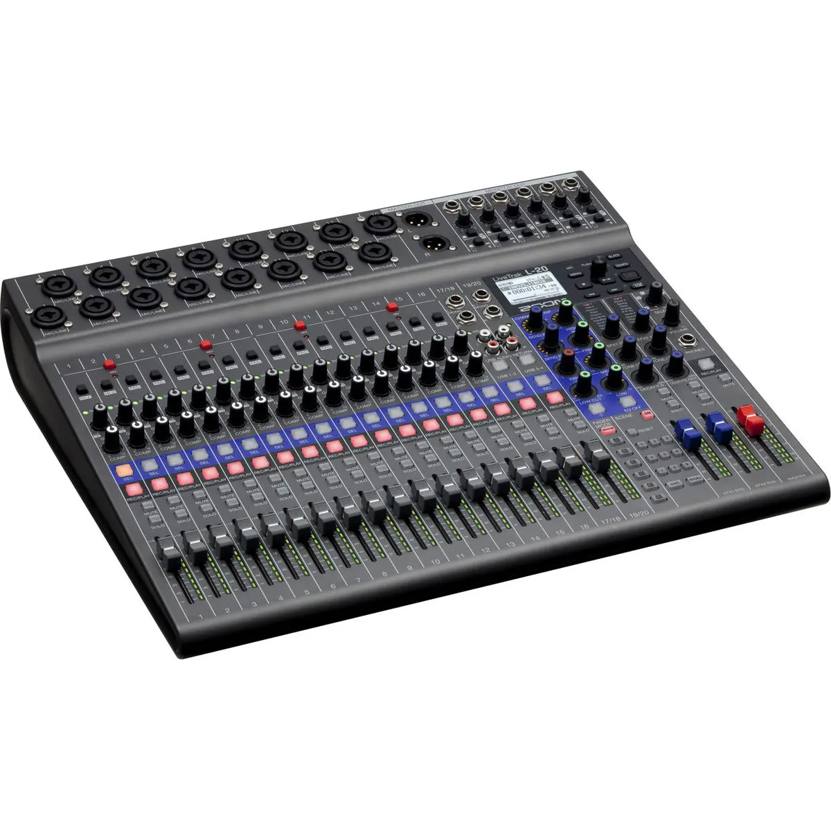 Zoom LiveTrak L-20 20-Channel Digital Mixer & Multitrack Recorder