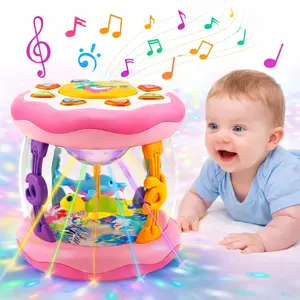 Baby  Ocean Projector Toy with Rotating Music & Lights, Tummy Time Sensory Toy for Infants 0-6 Months, Crawling Toy for Babies 6-12 Months, Activity Toy for 1-3 Year Olds