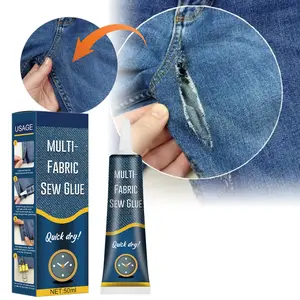 Stitch Liquid Multi-use Fabric Adhere Fast Tack Dry Sew Glue Jeans Clothing Leather Sewing Solution Repairing Tool
