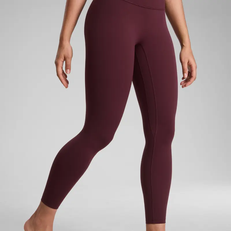 CRZ YOGA SculptAir No Front Seam Yoga Leggings 25" - High Waisted Womens Pants Workout Pilates Athletic V Back Buttery Soft