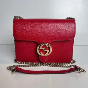 Pre-owned GUCCI Interlocking G Chain Shoulder Bag|20473521