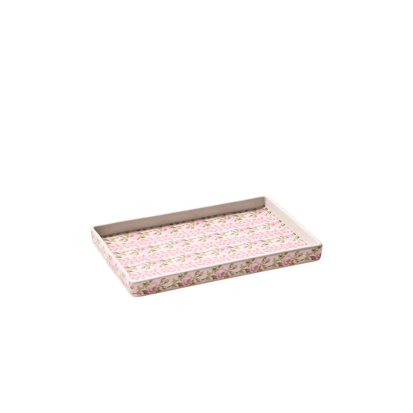 LoveShackFancy Evaline Tray in Strawberry Macaroon