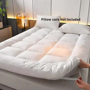 Ultra Soft Solid Thick Mattress Cover, Mattress Protector, Hotel Quality Microfiber, Elastic Corner Straps, Various Sizes, Easy Care, Seasonal Comfort