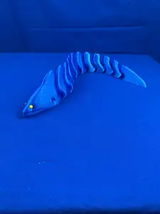 Giant 3D printed eel