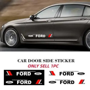 Ford Car Letter Decal Sticker, Door Side Decoration, Sport Style, Cover Scratches, High Definition Print, Waterproof Sunproof