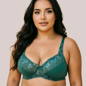 Plus Size Lace Comfort Support Bra
