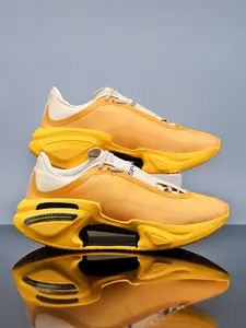 Unisex Fashion Shock-Absorbing Outdoor Sports Running Shoes, Lightweight Design Breathable Anti-Slip Carbon Board Sporty Athletic Workout Sneakers, 6 Colors Available, Sizes 35-45, Shock Absorption