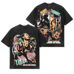 Victor Wembanyama No.1 Spurs Vintage Washed Graphic Tee, Premium Cotton Y2K Basketball Unisex Top, Retro Superstar Streetwear Casual Shirt Perfect Gift for Basketball Fans