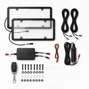 Stealth PDLC License Plate Fogger - Complete Front & Rear Privacy System (USA/Canada)
