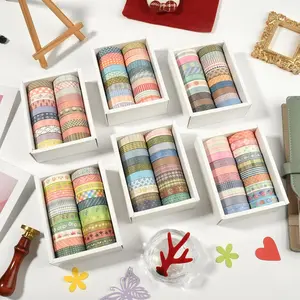 Cartoon Tape Box Set, 20 Rolls Handbook Washi Tape, DIY Decorative Tape for Scrapbooking, Gift Wrapping, Journal Making, Handmade Crafts, Crafts Kit