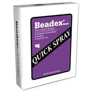 BEADEX Sheetrock 50 Lb Gypsum-Based Wall & Ceiling Spray Texture - Interior Use, Low Shrinkage, Spatter/Orange Finish
