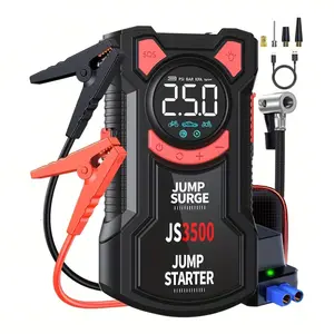5-in-1 Jump Starter with Air Pump 3000A Peak Starter Box 150PSI Battery Pack with Digital Tire Inflator Car Battery Jump Starter