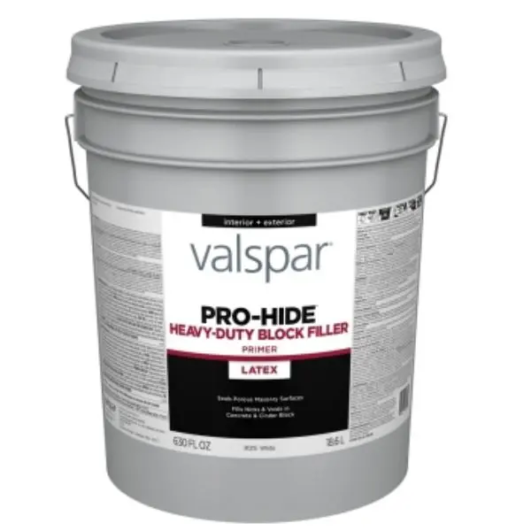 Valspar  Pro-Hide Interior & Exterior Block Filler Primer, Excellent Moisture Resistance, Fast Drying