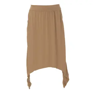 Women's Side-Tailed Skirt in Tannin